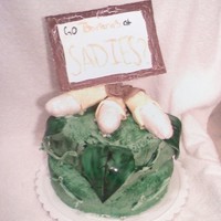 Go Bananas!!! I asked my boyfriend to sadie hawkins dance with a cake, the original design had monkeys to tie it together but i ran out of time.. i used...