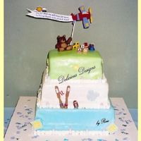 Baby Shower UGH.....this really didnt come out like I wanted it to. I tried MMF and it was a horror!!! Ended up having to use regular fondant that I...