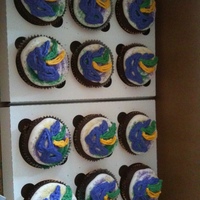 Mardi Gras Mask Cupcakes 