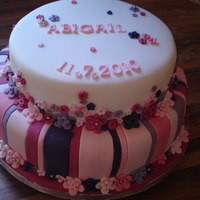 My Daughters Christening Cake 