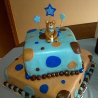 Teddy Bear Cake baby shower cake