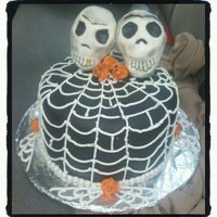 Halloween Skull Cake Halloween cake.