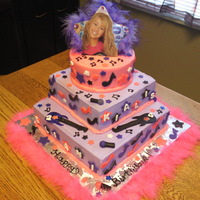 Hannah Montana This was a Hannah Montana cake made for two little sisters that just love Hannah.