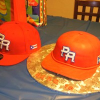 Puerto Rico Baseball Cap. I made a replica of my nephew's favorite hat for his 16th birhday.