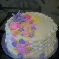 Basketweeve Chocolate Cake with Vanilla Buttercream Icing! My Final Cake For Course 2!!!