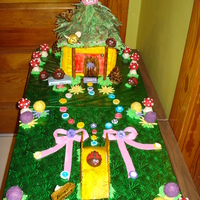 The Great Fairy Rescue/tinkerbell House Five-year-old customer wanted the fairy house from The Great Fairy Rescue movie, along with some of the surrounding landscape. House is...