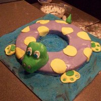 Pool Party! Pool Float cake for a pool party!