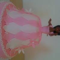 My First Barbie Doll Cake 