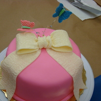 Sweet Pink My first fondant cake.