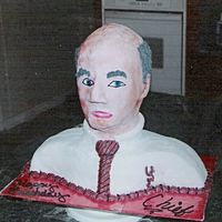 Chiefs Cake i did this cake the same way the darth maul and lisa' spiderman cake were made. except that i used mmf which made the coloring easier...