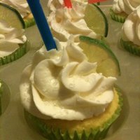 Margarita Cupcakes Margarita cupcakes with a tequila-lime buttercream and sprinkled with sugar crystals and kosher salt. Decor idea from http://itsajaimething...