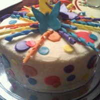 Angela's 25 Just a fun birthday cake I made for my daughter's 25th. Only the second cake I made and I just had fun experimenting and playing with...