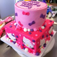Hello Kitty And Bows All buttercream
