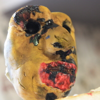 Mr.oodels This is a head I made out of modeling choc. and fondant. His name is Mr, Oodles!