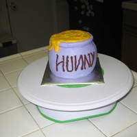 Winnie The Pooh Honey Pot Cake This is a personal cake for a first birthday. The larger cake for the rest of the party is also under my photos.