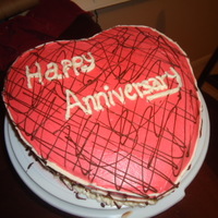 Simple But Sweet Cake is covered in all butter cream and drizzled in melted milk chocolate !