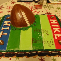 Mike And Tim Turn 30 30th Birthday cake for twins!