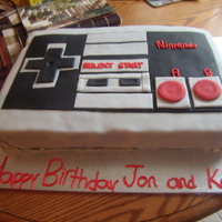 Nintendo Birthday Cake 
