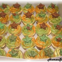 Army chocolate stars from molds. went with the army helicopter cake I did.