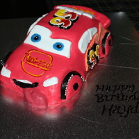 Lightning Mcqueen Cake My son's 3rd Birthday Cake