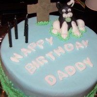 Dad This is the very first cake I've ever made =]