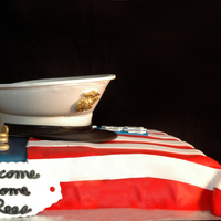 Welcome Home Cake I had the privilege of making a welcome home cake for a solider (Rees) that just returned home from Afghanistan for memorial day from...