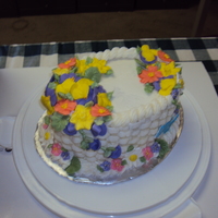 Course 2 Graduation Cake Raised 500 dollars for a homeless family at my school with this cake. It was raffled off