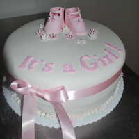 Baby Shower Thanks to the Cake Central templates I was able to make the booties!!!