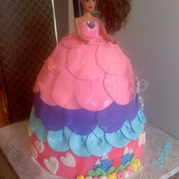 Doll The doll is cake, the bottom is dummy. Made with MMF. Not very excited with the result. Got the inspiration from a few cakes on this...