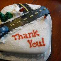 First Time Working With Fondant! A big thank you to my in-laws for letting us borrow their van after our car was totaled on a very snowy winter night. My first attempt at...