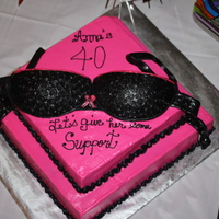 Anna's Support Cake I made this for a friend's 40th Birthday Party! I had a great time making it!