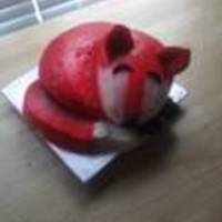 Red Fox Childs Birthday As a beginner this was my first sculpted cake that I did, It is of a fox for my nephew. He loves red foxes and loved his cake. White cake...