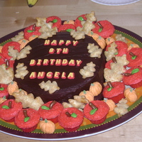 Fall Theme Birthday Cake 