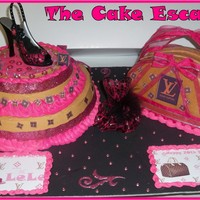 Luis Vuttion Cake And Purse Cake 