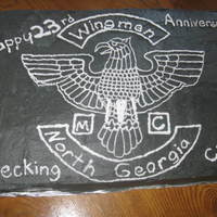 Egale Anniversary Cake a cake for a motorcycle group for their 23rd anniversary