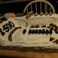 I-500 This cake was made for the Annual I500 snowmobile race.
