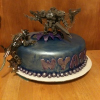 Transformers I MADE THIS CAKE FOR A TRANSFORMER BIRTHDAY PARTY