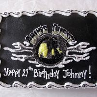 Cain's Quest This cake has the logo of "Cain's Quest" Canada's longest snowmobile endurance race ( http://www.cainsquest.com/english...