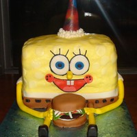 Sponge Bob sponge bob cake , thank for the help CC