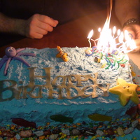 Uder The Sea i made this one for my husbands 32nd birthday