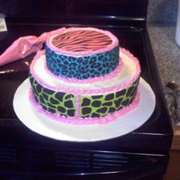 21St Cake my best friend's 21st birthday cake. i was trying to pipe it on my lunch break so it sucks but it was a huge hit =)