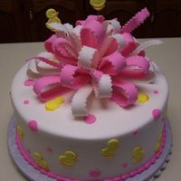 Ducks Baby Shower Wanted a pink bow and ducks for a baby shower.
