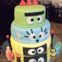 Yo Gabbagabba Birthday Cake I did this cake for my son's 3rd birtthay party. He's obsessed with this show and so I made thie whole party around it. This was...