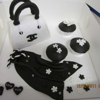 Chanel Bag 2 Valentines Day cake