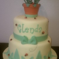 Lady Bugs Thanks CCers for all the inspiration. 9 and a 7. Flowers made of Gumpaste.