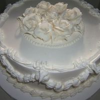 Wedding Vows Renewal This was made to celebrate several couples renewing their wedding vows. Iced and decorated with buttercream.