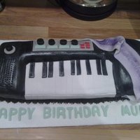 Keyboard Cake This cake was made for my friends mothers birthday - i didnt model this keyboard on any particular model i just went with my own image, but...