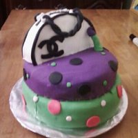 Channel Cake first cake so sloppy