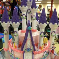 Princess Castle Cake Princess Castle cake I made using the Wilton Romantic Castle Cake Set. For the towers that are sitting on the board, I used candy melts to...