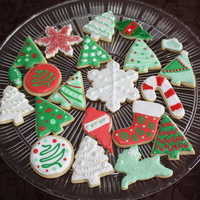 Christmas Cookies My daughter and I made these cookies for Christmas. Thanks to some of you at Cake Central for inspiration on some of these!